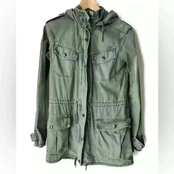 Vintage  Talula Aritiza Women’s Trooper Utility Green Normcore Jacket XXS - Picture 4 of 16